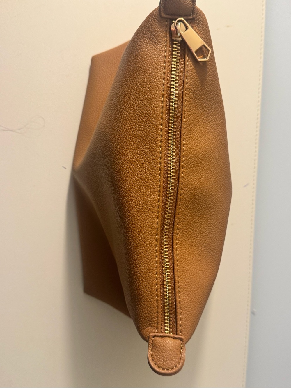 Everyday vegan Leather Cosmetic/trinket Pouch - Tan - Picture 4 of 7